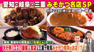 【太田×石井のデララバ】愛知岐阜三重 みそかつ名店